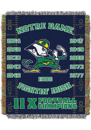 Notre Dame Fighting Irish 48x60 Commemorative Tapestry Blanket
