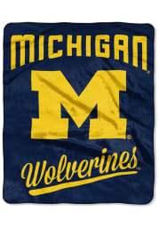 Michigan Wolverines 50x60 inch Alumni Throw Raschel Blanket