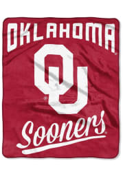 Oklahoma Sooners 50x60 inch Alumni Throw Raschel Blanket
