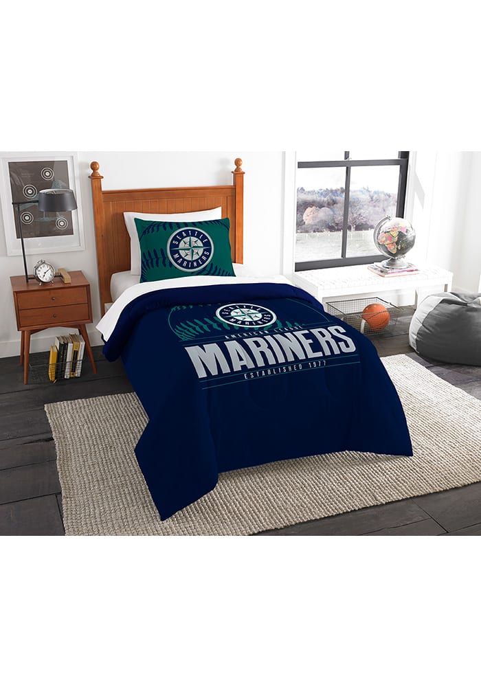 Seattle Mariners Grand Slam Twin Comforter Set Comforter
