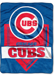 Chicago Cubs Home Plate 60x80 Raschel Blanket