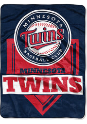 Minnesota Twins 60x80 Home Plate Raschel Blanket
