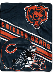 Chicago Bears Slant 60x80 inch Raschel Blanket