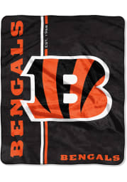 Cincinnati Bengals Restructure 50x60 inch Raschel Blanket