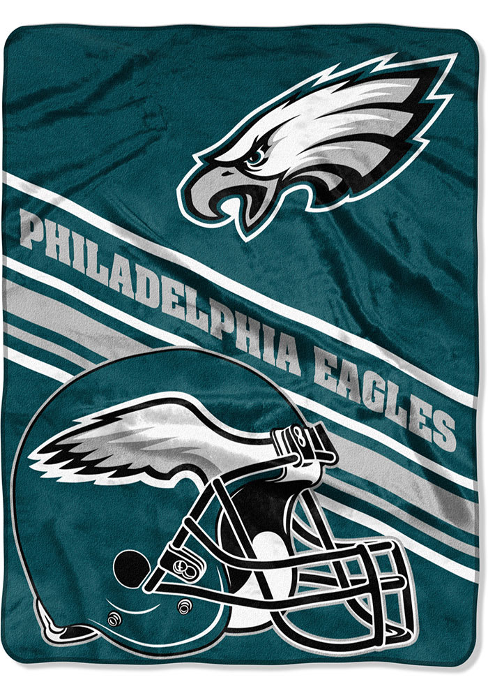 Philadelphia Eagles 60 x 80 Plush Raschel Blanket