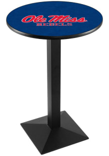 Ole Miss Rebels Square Base Pub Table