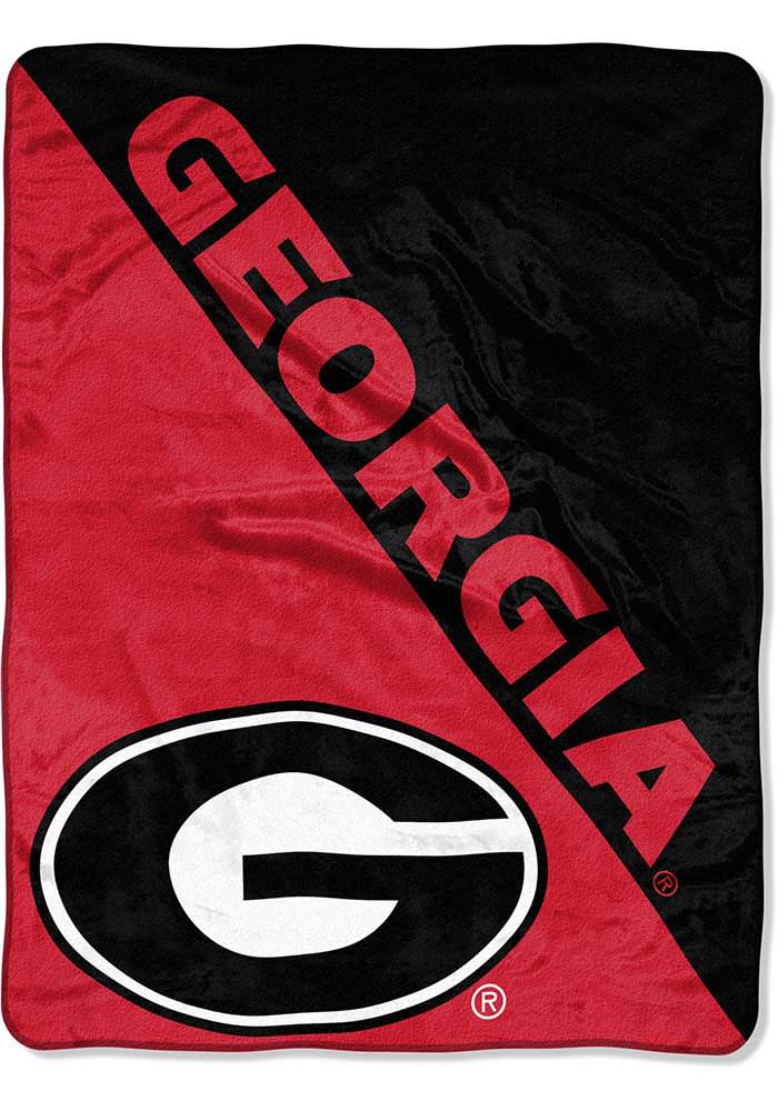 Georgia Bulldogs Halftone Micro Raschel Blanket