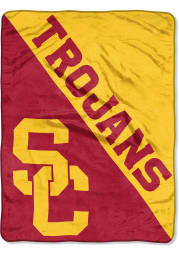 USC Trojans Halftone Micro Raschel Blanket
