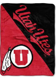 Utah Utes Halftone Micro Raschel Blanket