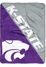 K-State Wildcats Halftone Micro Raschel Blanket