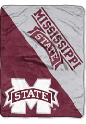 Mississippi State Bulldogs Halftone Micro Raschel Blanket