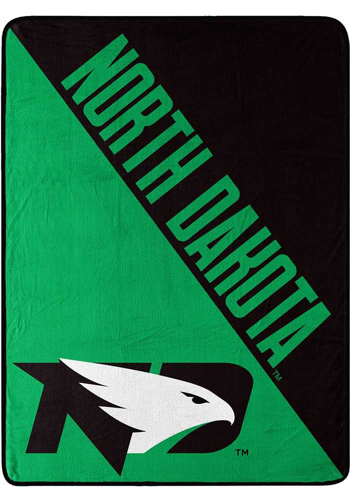 North Dakota Fighting Hawks Halftone Micro Raschel Blanket