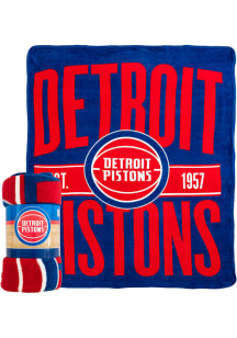 Detroit Pistons Clear Out 46x60 Raschel Blanket
