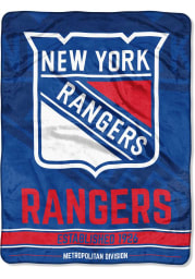 New York Rangers Breakaway Micro Raschel Blanket