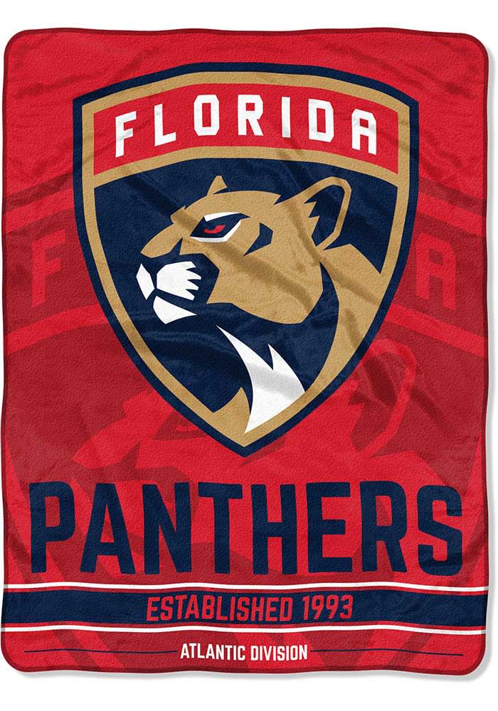 Florida Panthers Breakaway Micro Raschel Blanket