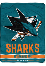 San Jose Sharks Breakaway Micro Raschel Blanket