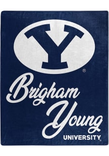 BYU Cougars Signature Raschel Blanket