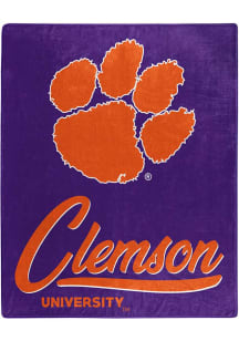 Clemson Tigers Signature Raschel Blanket