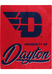 Dayton Flyers Signature Raschel Blanket