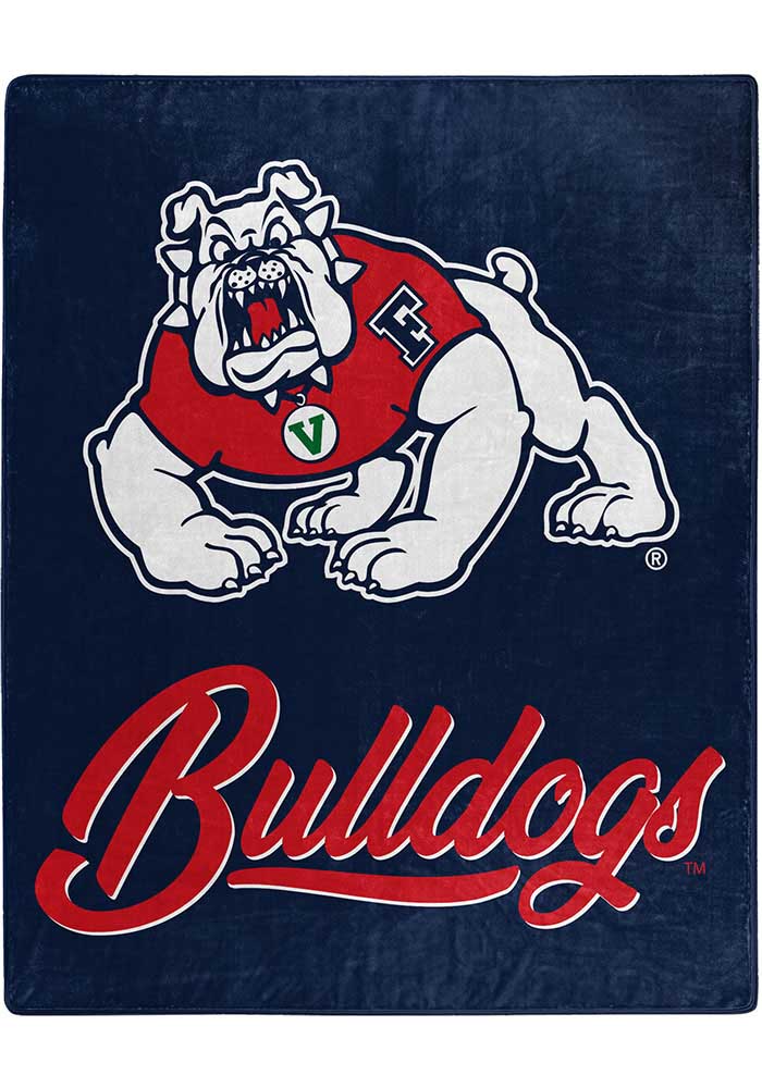Fresno State Bulldogs Signature Raschel Blanket