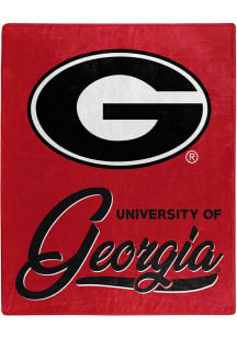 Georgia Bulldogs Signature Raschel Blanket