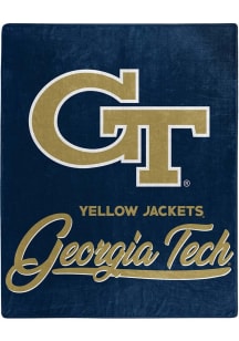 GA Tech Yellow Jackets Signature Raschel Blanket