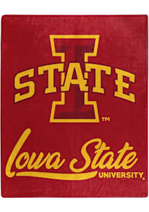 Iowa State Cyclones Signature Raschel Throw Blanket - Red