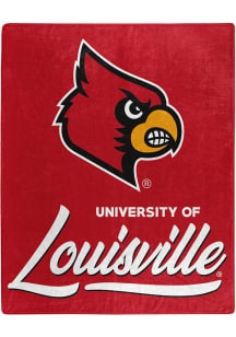 Louisville Cardinals Signature Raschel Throw Blanket - Red