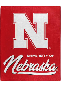 Nebraska Cornhuskers Signature Raschel Blanket