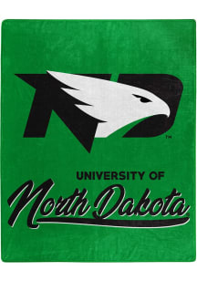 North Dakota Fighting Hawks Signature Raschel Blanket