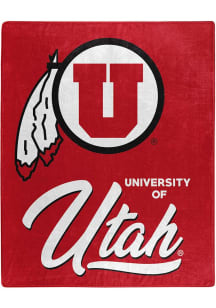 Utah Utes Signature Raschel Blanket