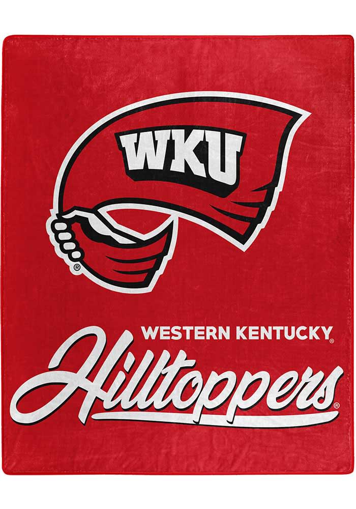 Western Kentucky Hilltoppers Signature Raschel Blanket
