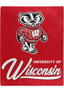 Wisconsin Badgers Signature Raschel Blanket