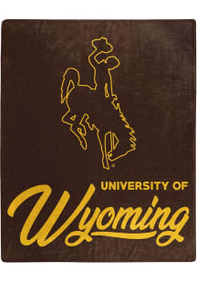 Wyoming Cowboys Signature Raschel Blanket