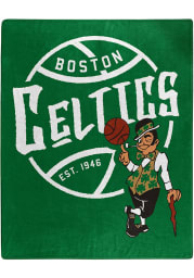 Boston Celtics Black Top Raschel Blanket