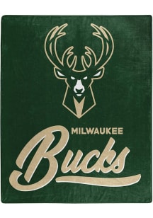 Milwaukee Bucks Signature Raschel Blanket