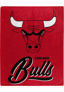 Chicago Bulls Signature Raschel Blanket