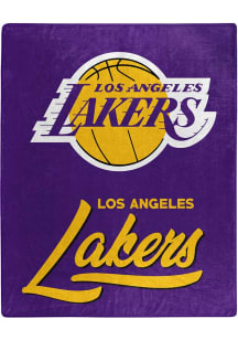 Los Angeles Lakers Signature Raschel Blanket