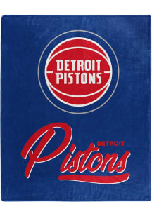 Detroit Pistons Signature Raschel Blanket