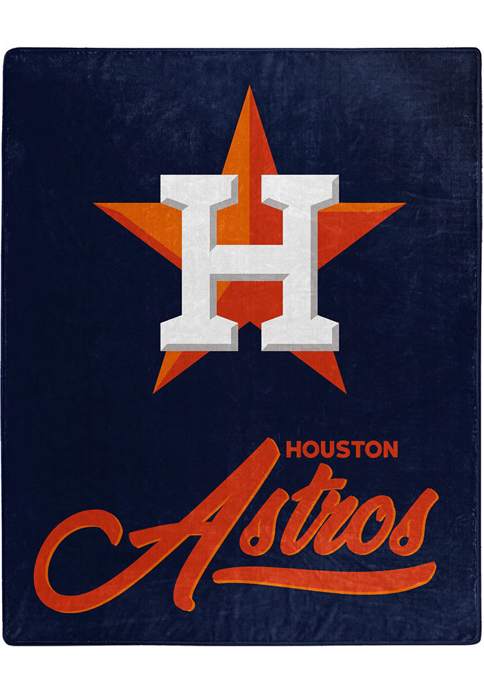 Houston Astros MLB Jersey Personalized Silk Touch Sherpa Throw Blanket