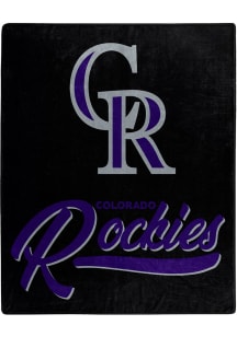 Colorado Rockies Signature Raschel Blanket