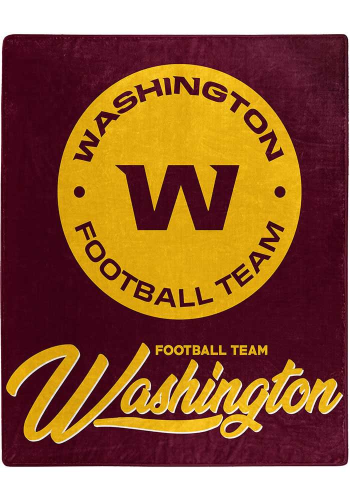 Washington Football Team Signature Raschel Blanket