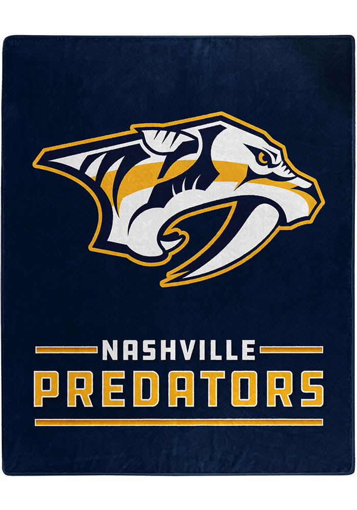 Nashville Predators Interference Raschel Blanket