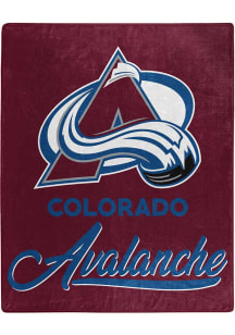 Colorado Avalanche Signature Raschel Blanket