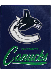 Vancouver Canucks Signature Raschel Blanket