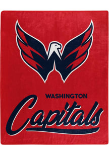 Washington Capitals Signature Raschel Blanket