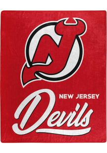 New Jersey Devils Signature Raschel Blanket