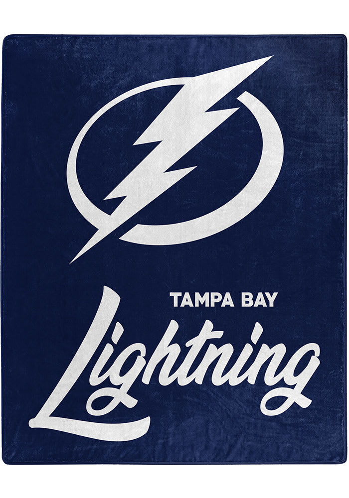 Tampa Bay Lightning Signature Raschel Blanket
