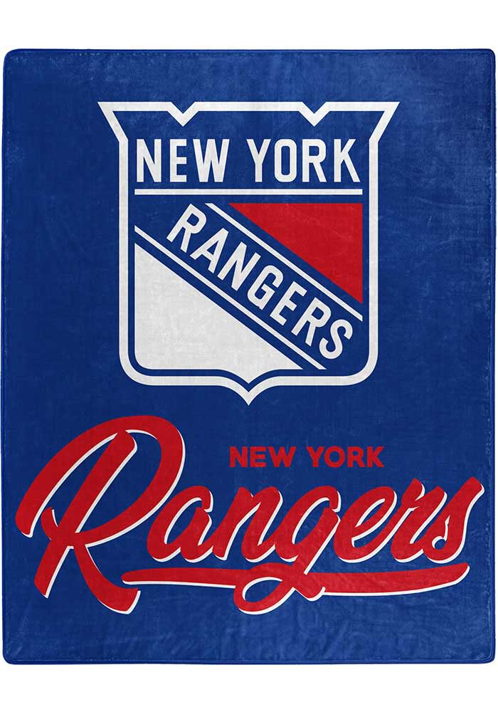 New York Rangers Signature Raschel Blanket