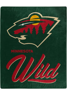 Minnesota Wild Signature Raschel Blanket